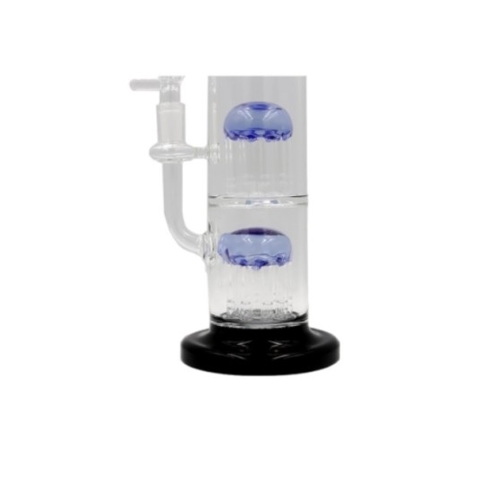 Bongo Medusa z podwójną filtracją 28cm - Blue -zdjęcie numer 2
