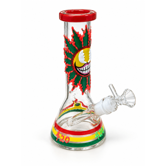 Bongo szklane 20cm Rasta Sun -zdjęcie numer 1