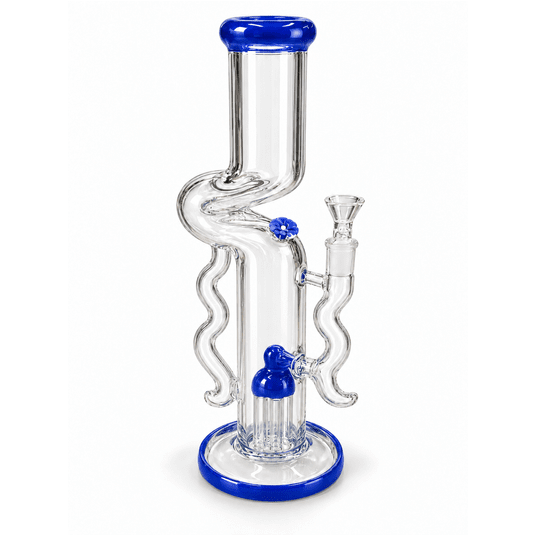 Bongo Szklane z dyfuzorem 50cm- BLUE -zdjęcie numer 1