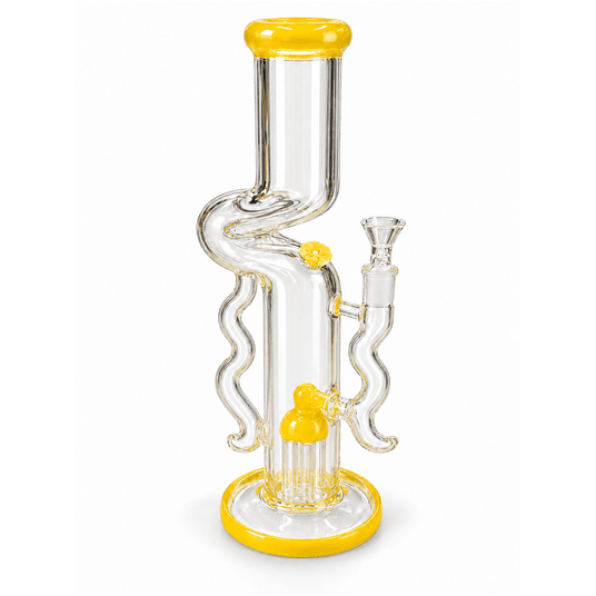 Bongo Szklane z dyfuzorem 50cm- YELLOW -zdjęcie numer 1