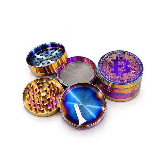 Grinder BITCOIN 4-częsciowy -zdjęcie numer 1