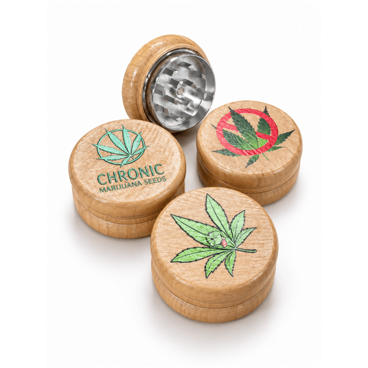 Grinder drewniany 2-częsciowy -zdjęcie numer 1