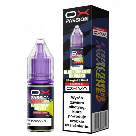 Liquid OX Passion 10ml Blackcurrant Rhubarb 20mg -zdjęcie numer 1