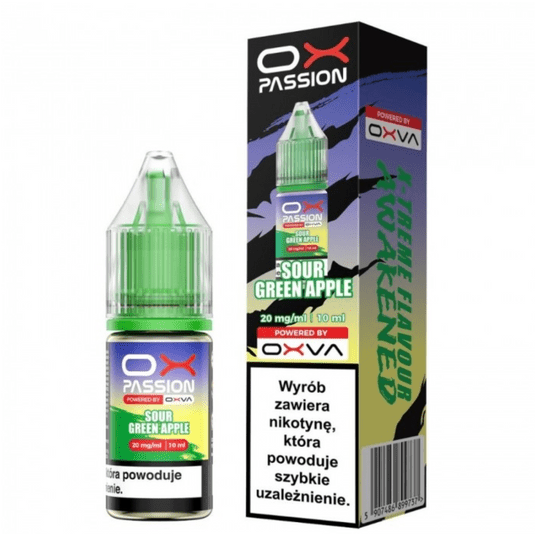 Liquid OX Passion 10ml Sour Green Apple 20mg -zdjęcie numer 1