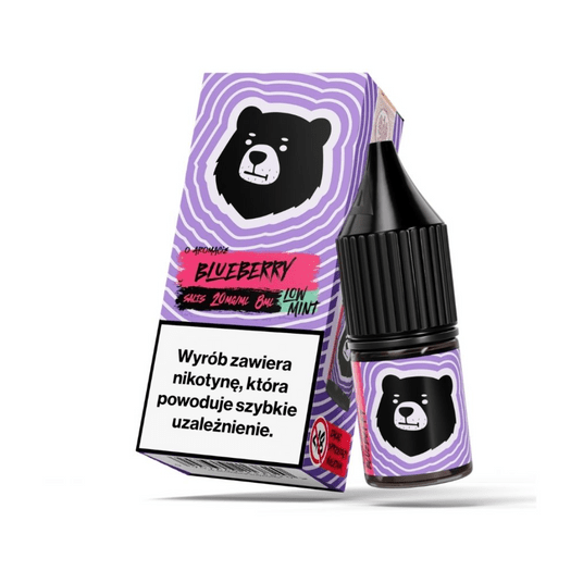 Liquid Salt Go Bears o aromacie Blueberry Low Mint -zdjęcie numer 1