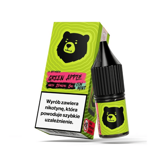 Liquid Salt Go Bears o aromacie Green Apple Low Mi -zdjęcie numer 1