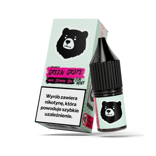 Liquid Salt Go Bears o aromacie Green Grape Low Mi -zdjęcie numer 1