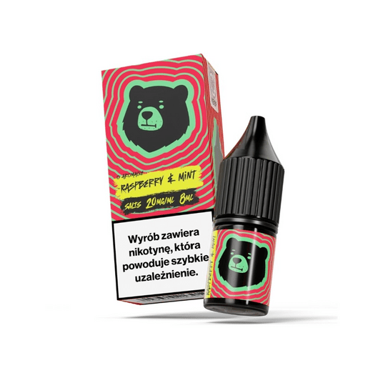 Liquid Salt Go Bears o aromacie Raspberry & Mint 2 -zdjęcie numer 1