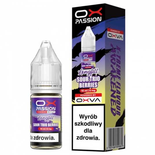 Longfill OX Passion 10ml Sour Trio Berries -zdjęcie numer 1