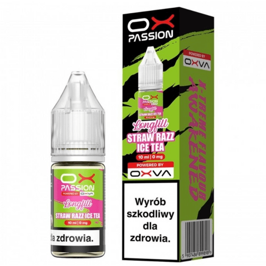 Longfill OX Passion 10ml Straw Razz Ice Tea -zdjęcie numer 1
