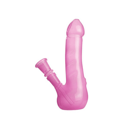 Mini Bongo Penis Pink wys. 18 cm szlif 14.5 mm -zdjęcie numer 1