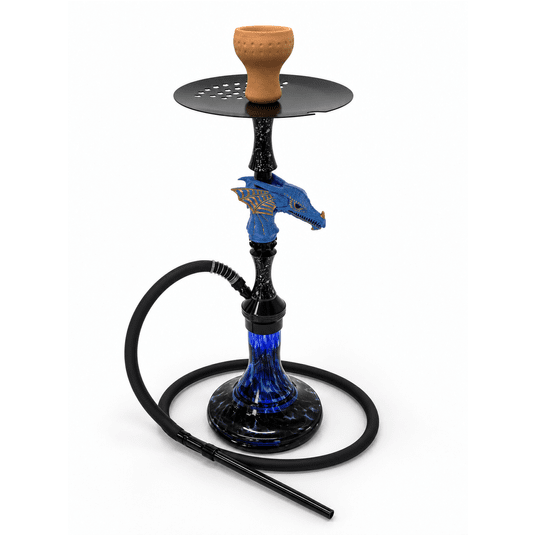 Shisha 70cm Niebieska - Smok -zdjęcie numer 1