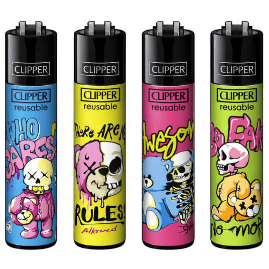 Zapalniczka Clipper Bear Skulls 1szt. -zdjęcie numer 1