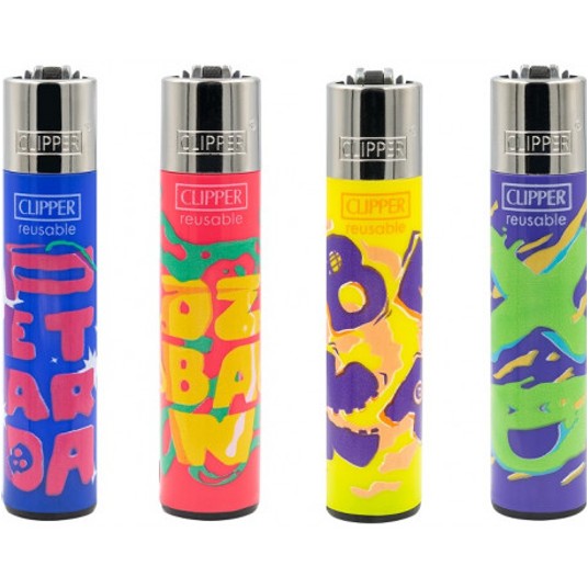 ZAPALNICZKA CLIPPER MODNE SLOWA 1szt -zdjęcie numer 1