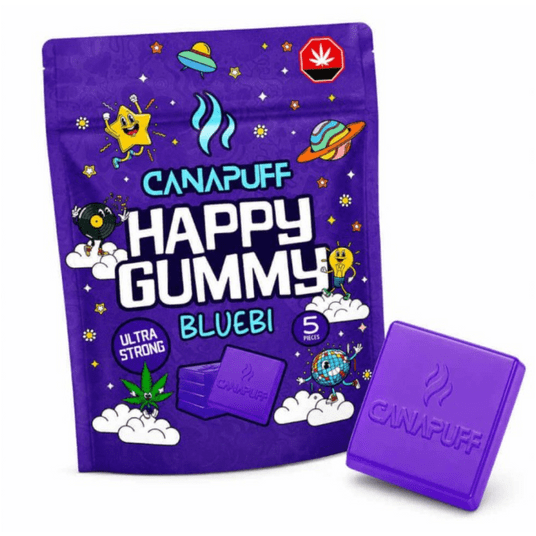 Żelki Konopne Canapuff Happy Gummy 20g Bluebi -zdjęcie numer 1