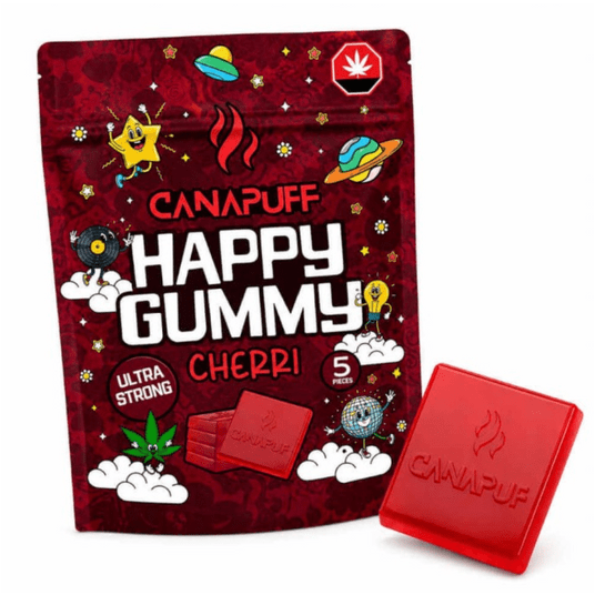 Żelki Konopne Canapuff Happy Gummy 20g Cherri -zdjęcie numer 1