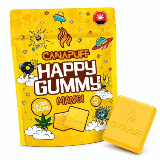 Żelki Konopne Canapuff Happy Gummy 20g Mangi -zdjęcie numer 1