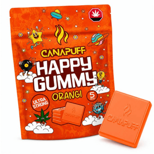 Żelki Konopne Canapuff Happy Gummy 20g Orangi -zdjęcie numer 1