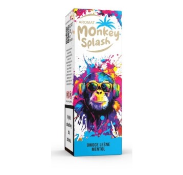 B26 Aromat MONKEY SPLASH 8/10ML OWOCE LEŚNE MENTH