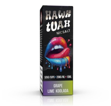 B26 LIQUID SALT HAWK TUAH 10ML 20MG GRAPE LIME KOO