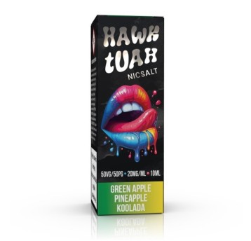 B26 LIQUID SALT HAWK TUAH 10ML 20MG GREEN APPLE PI
