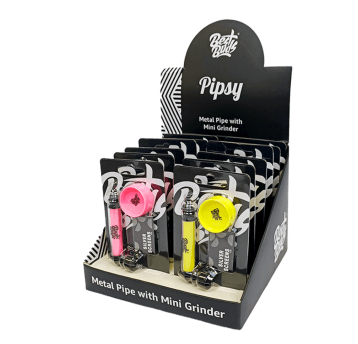 Best Buds Pipsy Plastic-Metal Pipe with Mini Grind