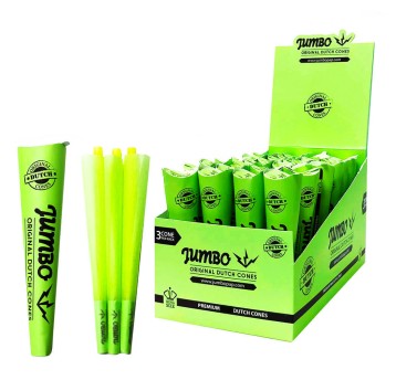 Bletka skręcona Jumbo King Size Green 3pcs 32szt.