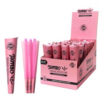 Bletka skręcona Jumbo King Size Pink 3pcs 1szt.