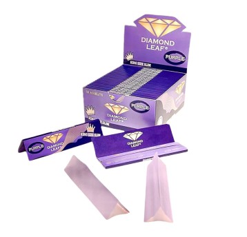 Bletki Diamond Leaf Colored Purple 50szt