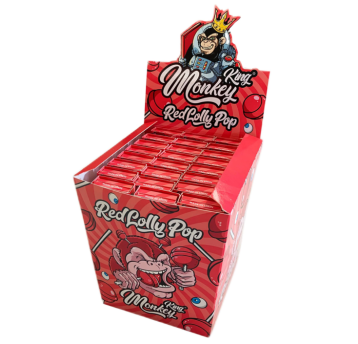 Bletki Monkey King Rolling Papers with Filter Red