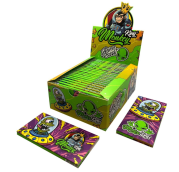 Bletki Monkey King Unbleached Rolling Papers + Tip