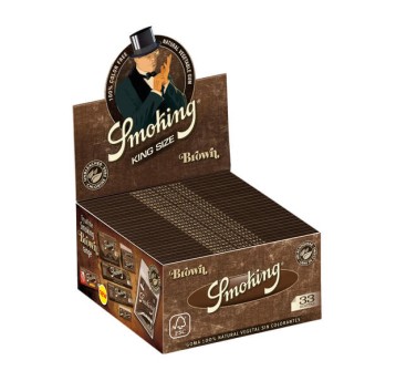 Bletki Smoking Brown kingsize slim 50szt