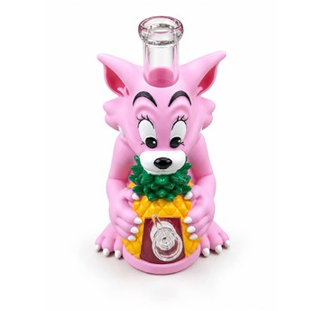 Bongo artystyczne 25cm Różowy kot