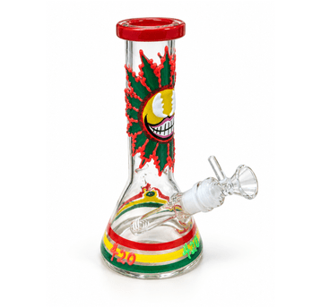Bongo szklane 20cm Rasta Sun