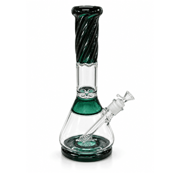 Bongo szklane lodowe 40cm- GREEN