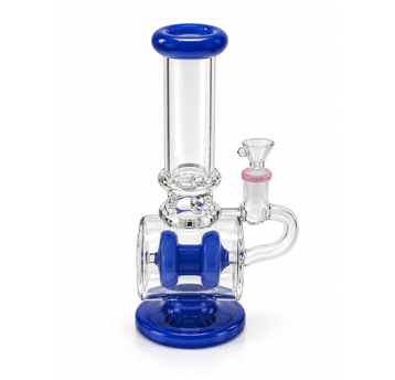 Bongo Szklane Lodowe z dyfuzorem 25cm- BLUE