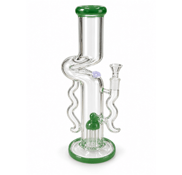 Bongo Szklane z dyfuzorem 50cm- GREEN