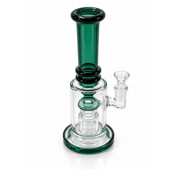 Bongo szklane z dyfuzorem DONUT 25cm- MINT GREEN