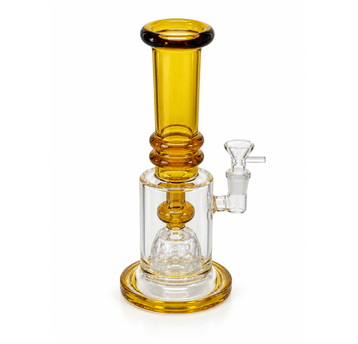 Bongo szklane z dyfuzorem DONUT 25cm- ORANGE