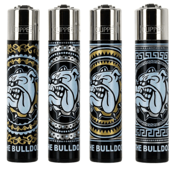Clipper The Bulldog Lighters Inca (48 pcs/display)