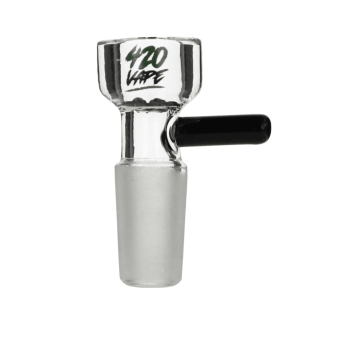 Cybuch do bonga 420VAPE ze szklanym sitkiem BLACK