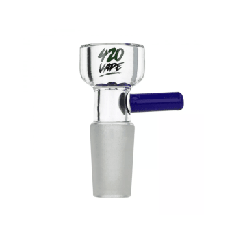 Cybuch do bonga 420VAPE ze szklanym sitkiem BLUE