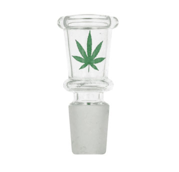 Cybuch do bonga LIŚĆ 2 szlif 18.8 mm wys. 7.5 cm