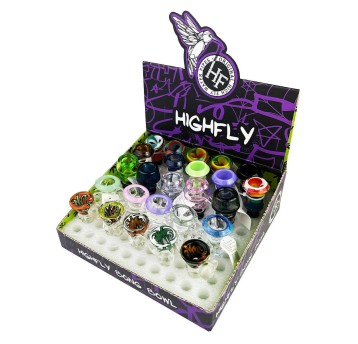 Cybuch do fajki bongo High Fly - Color mix 25szt