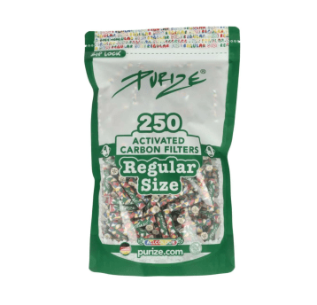 Filterki węglowe Purize REGULAR All Color 250 szt.