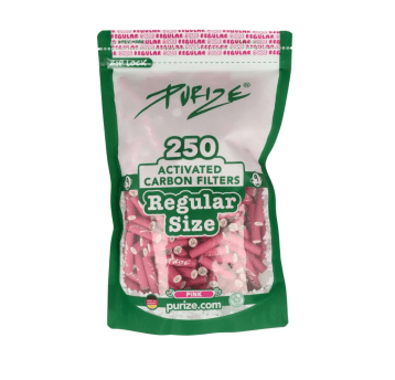 Filterki węglowe Purize REGULAR Pink 250 szt.
