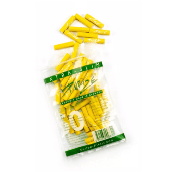 Filtry węglowe Purize XTRA Slim YELLOW 50szt. 6mm