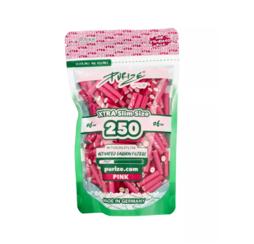 Filtry z aktywnym węglem Purize XTRA Slim Pink 250