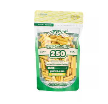 Filtry z aktywnym węglem Purize XTRA Slim Yellow