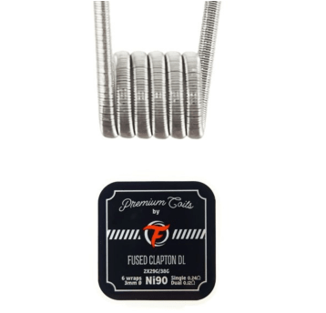 Fused Clapton DL Ni90 0.24 (10pcs) - Fumytech